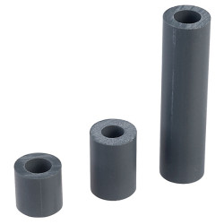 Essentra SS6-4 Round M3 Through Hole 12.7mm Spacer PVC - Pack of 25