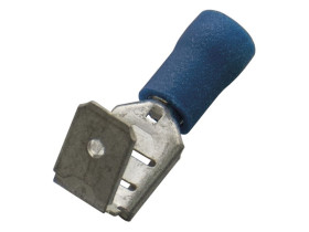 Nasuwka izolowana z odgałęzieniem 1,5-2,5/6,3x0,8 PVC niebieska 100szt. 260412 HAUPA