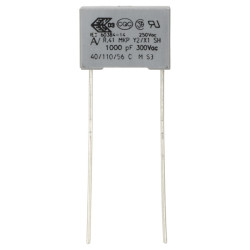 Kemet R413N31000000M 100nf Radial Poly. Capacitor 20% 300V Y2/X1