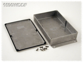 Obudowa Aluminium odlewane szerokość zew. 120 mm długość zew. 188 mm wys. zew. 39 mm Hammond IP65