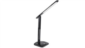 Lampka Biurkowa Nocna Led 8W Cct 3In1 3000-6500K Szkolna Czarna Toledo Goldlux