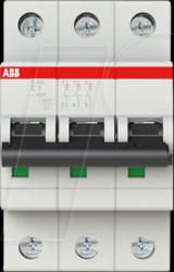 2CDS253001R0034 Leitungsschutzschalter, Char. C, 3 A, 3 polig