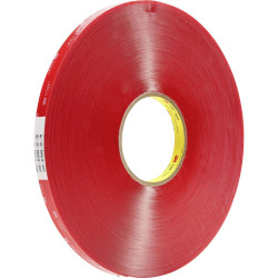 3M 4905F933 VHB&#x2122; Tape 4905F, Transparent, 9 mm x 33 m, 0.5 mm