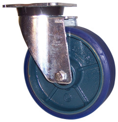 Koło samonastawne średnica kabla 100mm Otwór na śrubę LAG 350kg wysokość całkowita 139mm