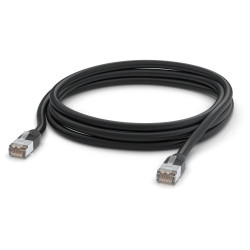 Ubiquiti UniFi Patch Cable Outdoor, Patchcord STP kat.5e 3m, czarny (UACC-Cable-Patch-Outdoor-3M-BK)