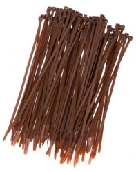 Opaska kablowa 150x3,6mm brązowa 38274 /25szt./