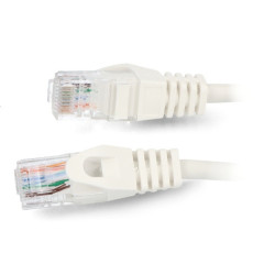 Przewód sieciowy Ethernet Patchcord UTP 5e 10m - biały