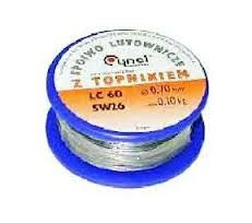 Cyna lutownicza 2mm 0.1kg (LC60) Sn60Pb40