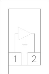 InGaP HBT Gain Block Amplifier Chip, DC - 10 GHz