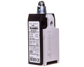 Wyłącznik krańcowy trzpień wciskany z rolką, rolka metalowa, obudowa z tworzywa, 3R zestyki wolnoprzełączające KBB2L03