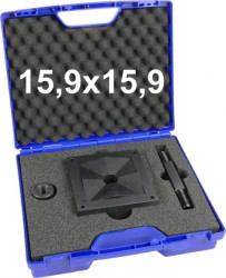 Wycinak kwadratowy do otworów w stali 15,9x15,9 mm / Otwornica do blachy 15,9x15,9mm / ENERGOTYTAN WK15,9