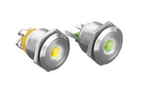 Nasadka przełącznika Chwilowy SPST średnica wycięcia 22mm, montaż panelowy Bulgin