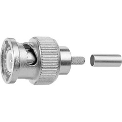 Teleg&#xE4;rtner 100023463 BNC series Connector plug straight 75 &#x3A9; 4 GHz max