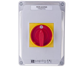 Łącznik krzywkowy 0-1 40A 3P w obudowie ŁK40-2.8211OB4ZC