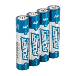 Powermaster Batteries AAA Alkaline 1.5v 4 Pack