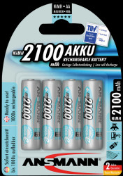 5035052 ANSMANN maxE batteries, 4x AA, 2100 mAh