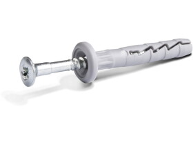 Kołki wbijane FX-N-K nylonowe szybkiego montażu z kołnierzem 6x40 mm 100 szt. R-FX-N-06K040 RAWLPLUG