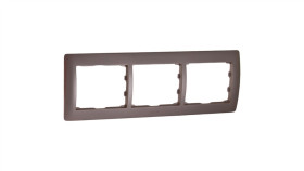 Sistena Life Ramka Potrójna Pozioma Titan 771403