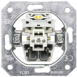Włącznik światła, 10A, 250V, 1-biegunowy, IP20 Delta, Siemens