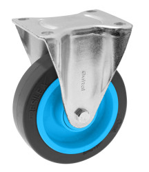 Koło samonastawne średnica kabla 125mm Płyta Guitel Hervieu 250kg wysokość całkowita 157mm