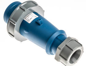 Złącze przemysłowe - zasilające 32A Wtyczka 230 V 3P Męski MENNEKES Niebieski Montaż na kablu IP67