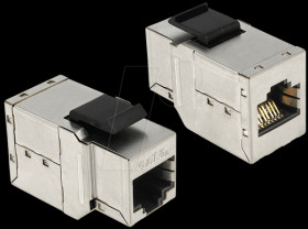 86166 Keystone module RJ45 socket &gt; socket cat.6A
