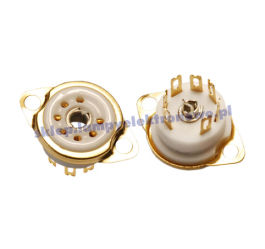 Podstawka lampowa heptal do chassis - Gold