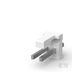 TE Connectivity 640445-2 Strain Relief 2P M Square Post Tin Friction Lock Unshrd