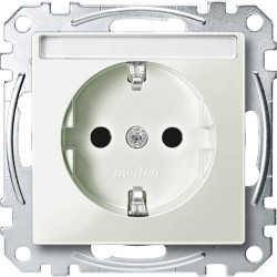 Gniazdo elektryczne Merten System M MEG2302-0329, szary