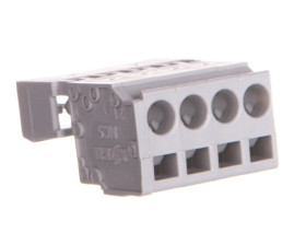 Wtyk MCS-MIDI Classic 4-biegunowy szary raster 5mm 231-604
