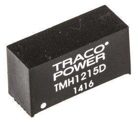 Przetwornica DC-DC, 2W, Uwe 10,8 → 13,2 V DC, Uwy ±15V dc, Iwy ±65mA, TRACOPOWER