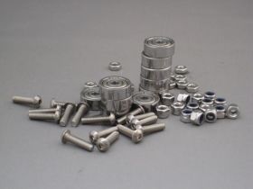 MakerBeam - Zestaw łożysk, śrub i nakrętek