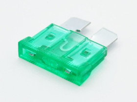 Bezpiecznik samochodowy nożowy 30A / 32V (seledynowy)