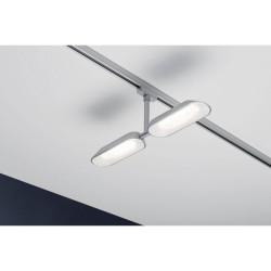 Paulmann 95469 Dipper LED Ceiling Light Chrome/White Dim. 16W Monochrome