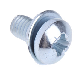 Śruba z podkładką M3 Zwykła długość 6mm Stożek Stalowe