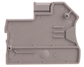 Pokrywa zamykająca szara D-UT 2,5/1P 3047154 /50szt./