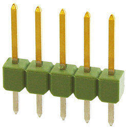 Złącze szpilkowe 5-pinowe raster: 2.54mm -rzędowe TE Connectivity Przewlekany 3.0A