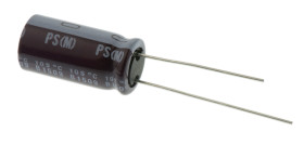 Kondensator 470μF 35V dc Radialny, Otwór przelotowy Nichicon roztaw: 5mm 10 (Dia.) x 20mm