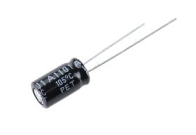 Kondensator 220μF 16V dc Radialny, Otwór przelotowy Rubycon roztaw: 2.5mm 6.3 (Dia.) x 11mm