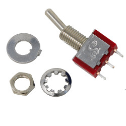 SPDT ON-(ON) Non-Latching Spring-Return Miniature Toggle Switch