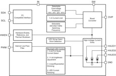 3 String backlight driver with 11-bits of Exponential dimming | YFQ | 12 | -40 to 125