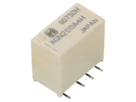 Przekaźnik elektromagnetyczny DPDT Ucewki 4,5VDC 0,3A/125VAC AGN200A4H