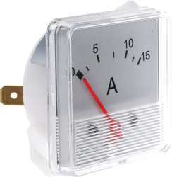 Amperomierz analogowy panelowy DC zakres 0/15A wartość 15A ±8% +40°C HOBUT