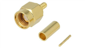Złącze Sma Męskie Proste 50 Ohm Lutowanie,Zaciskanie Na Przewód 1-1478916-0