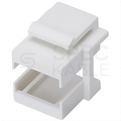 Adapter mocowania keystone światłowodowy (SC simplex / LC duplex) biały Alantec