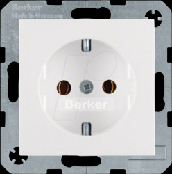 47438989 S.1/B.3/B.7 socket outlet, polar white glossy