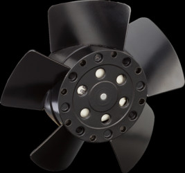 AC axial fan, 230 V, 119 x 119 x 38 mm, 160 m³/h, 40 dB, ball bearing, ebm-papst 4656 EZ