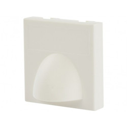 SIMON Przepust kablowy moduł 2M 45x45 biały Mediabox