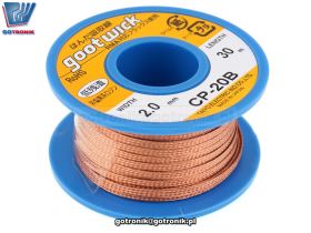 CP-20B plecionka miedziana 2,0mm 30metrów GOOTWICK