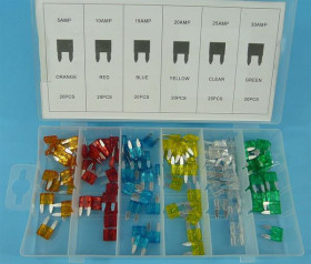 ZESTAW BEZP.MINI 120szt 5-30A